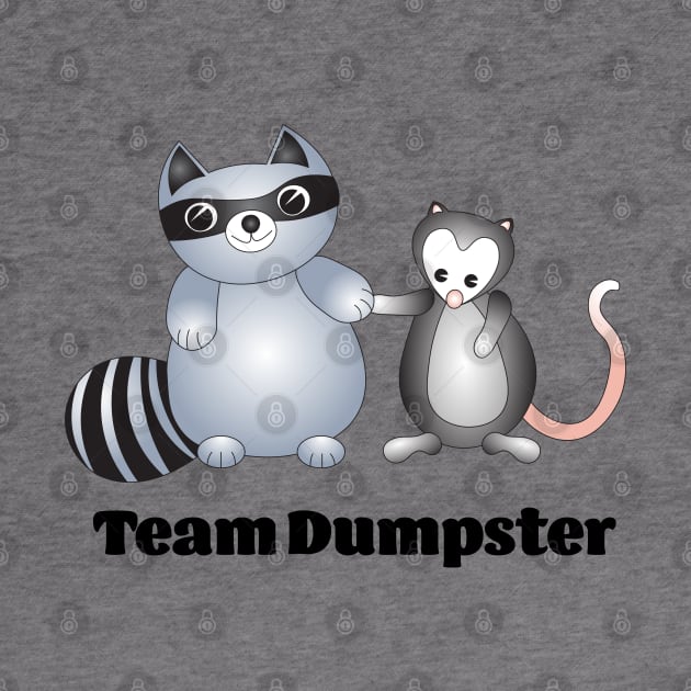 Team Dumpster Trash Panda and Possum by candhdesigns